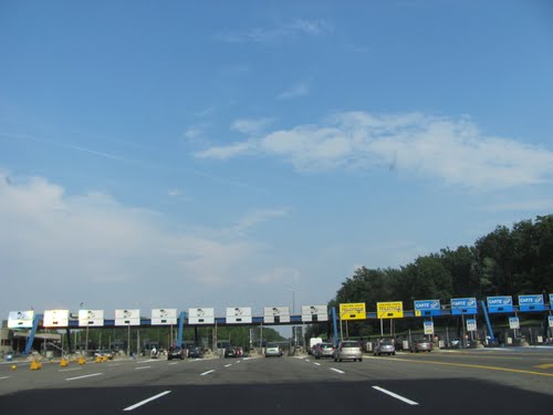 Toll Booths on an Italian Autostrada