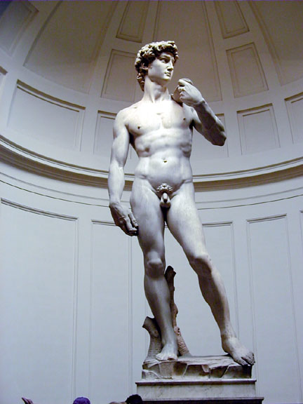 Credits to Michelangelo. I think he was Italian