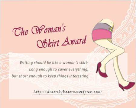 Woman's Skirt Award
