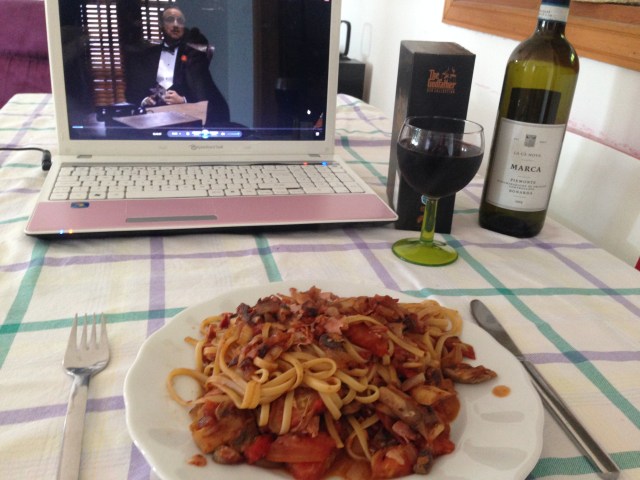 Spaghetti, wine and the Godfather DVD