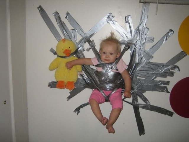 As long as I behave she wont gaffa tape me to the chair