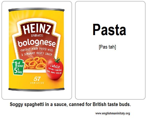 Another Italian language flash card for your collection
